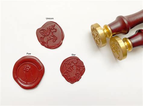 sealing wax stamps custom.